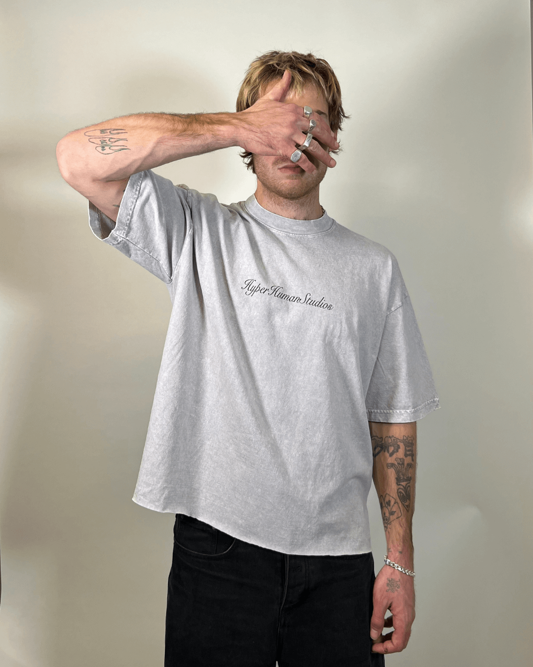 HH Studios Tee - Ice Grey