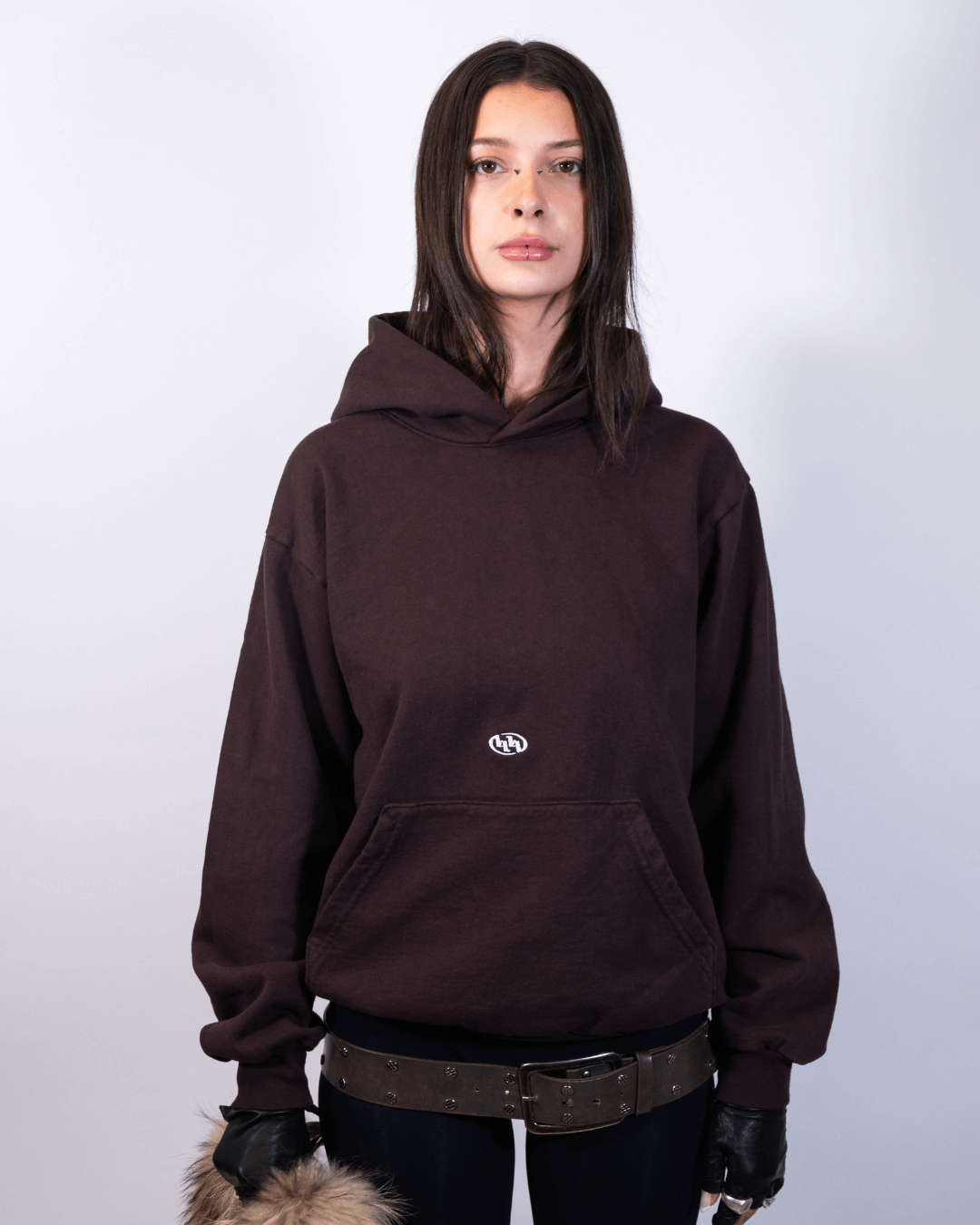 Ruthless Hoodie in Brown