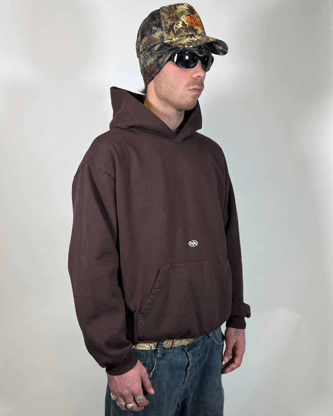 Ruthless Hoodie in Brown
