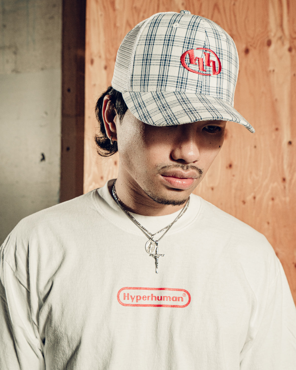 Plaid Trucker Hat