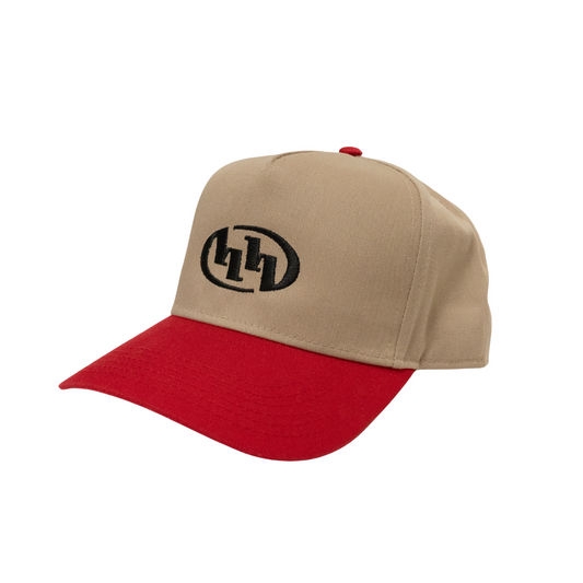 RED/BEIGE HAT