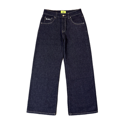 raw denim jeans