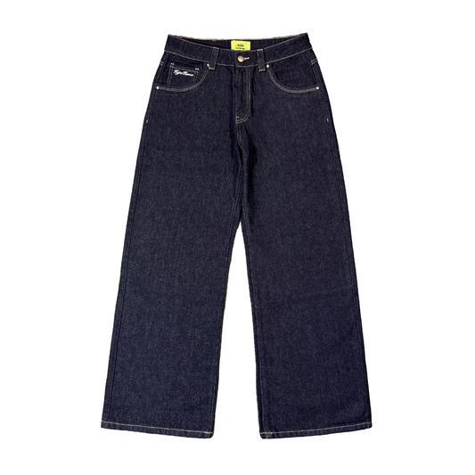 raw denim jeans