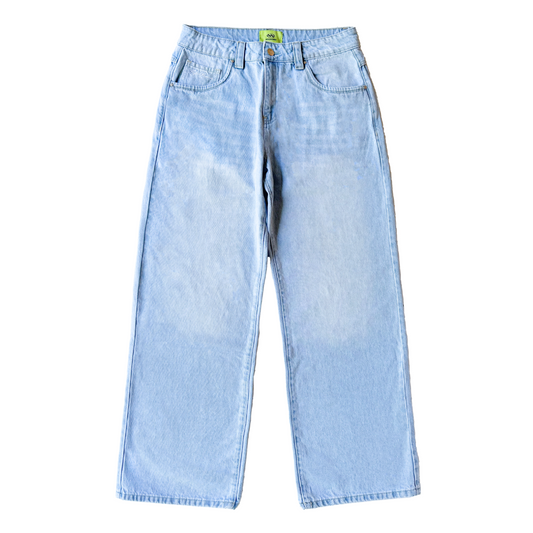 light wash denim jeans